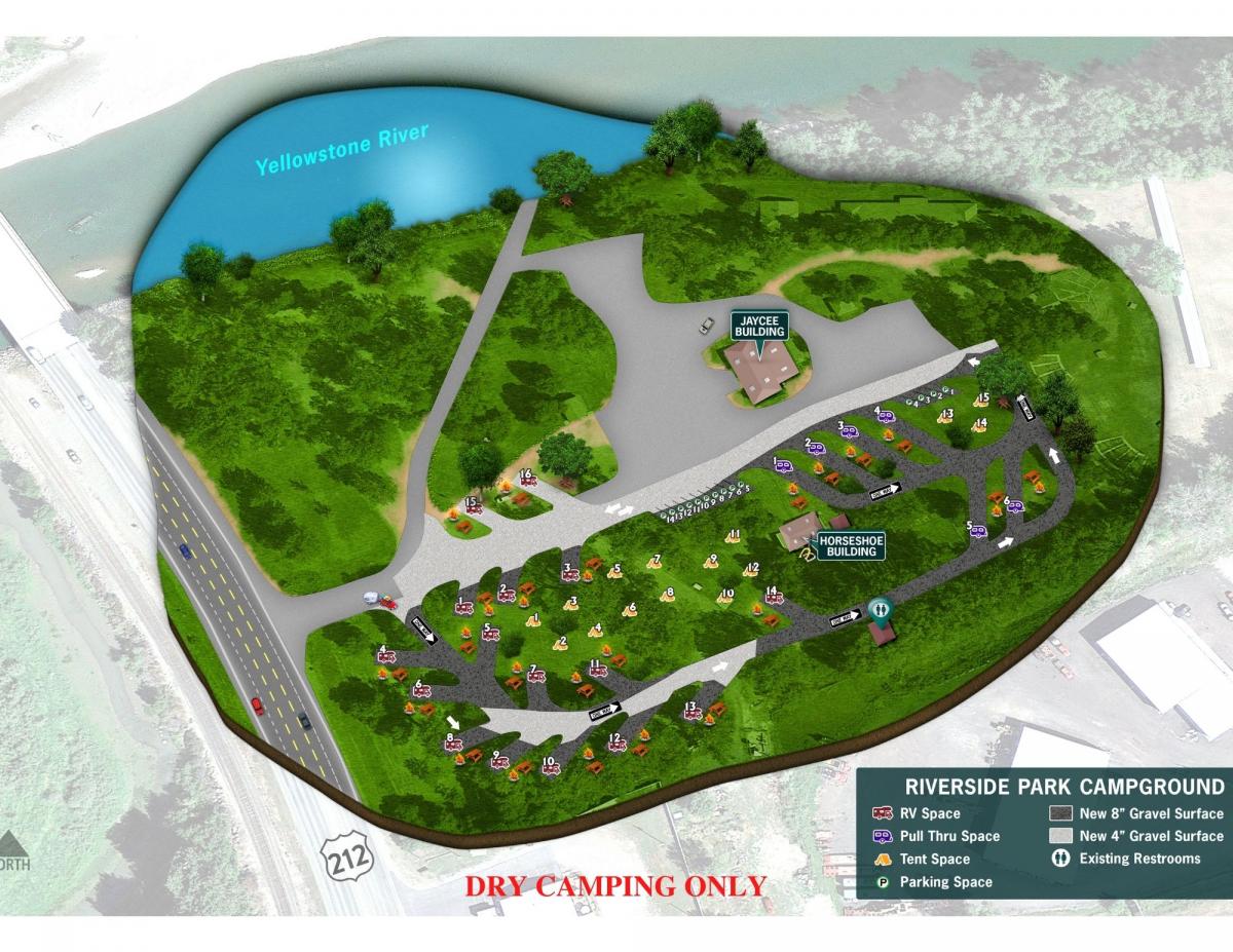 Campground Map Campground Map